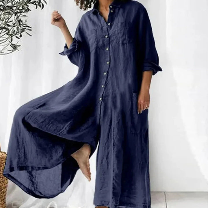 Imogen - Linen jumpsuit for women