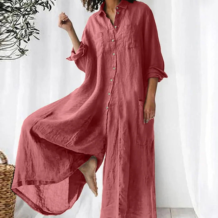 Imogen - Linen jumpsuit for women