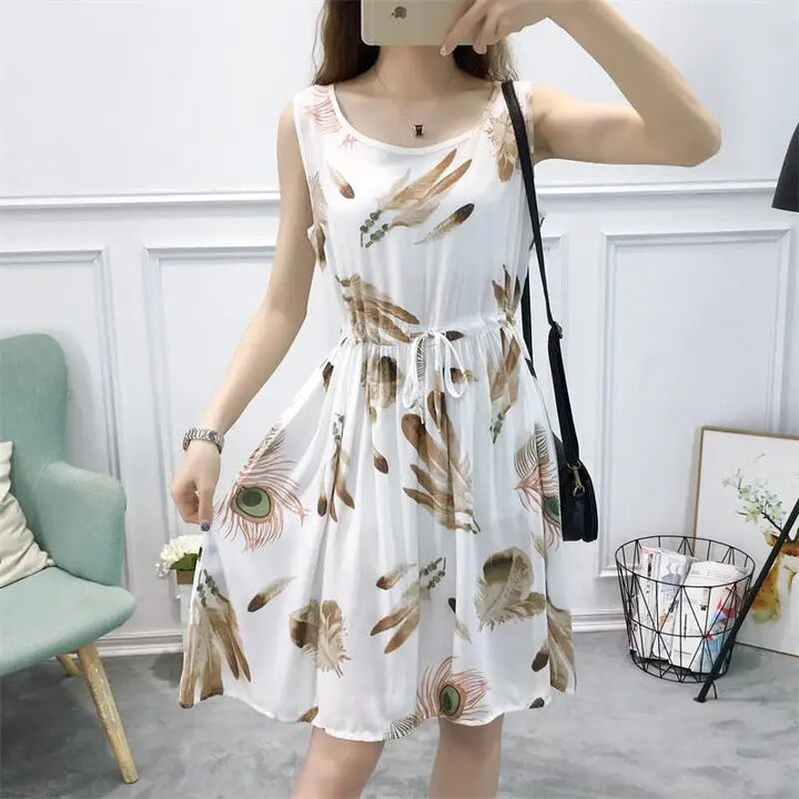 CHERRY - Casual Sleeveless Dress