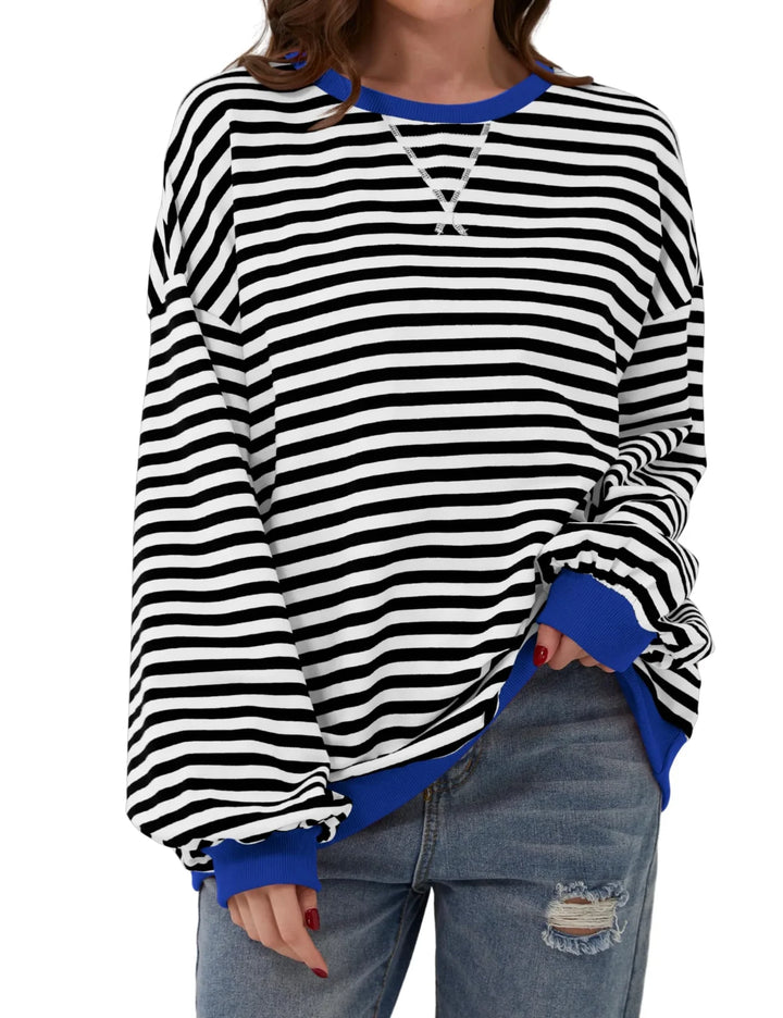 Willow - Oversized striped pullover