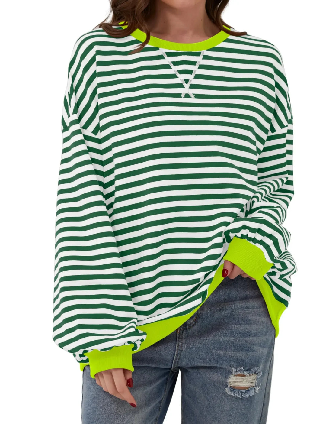 Willow - Oversized striped pullover