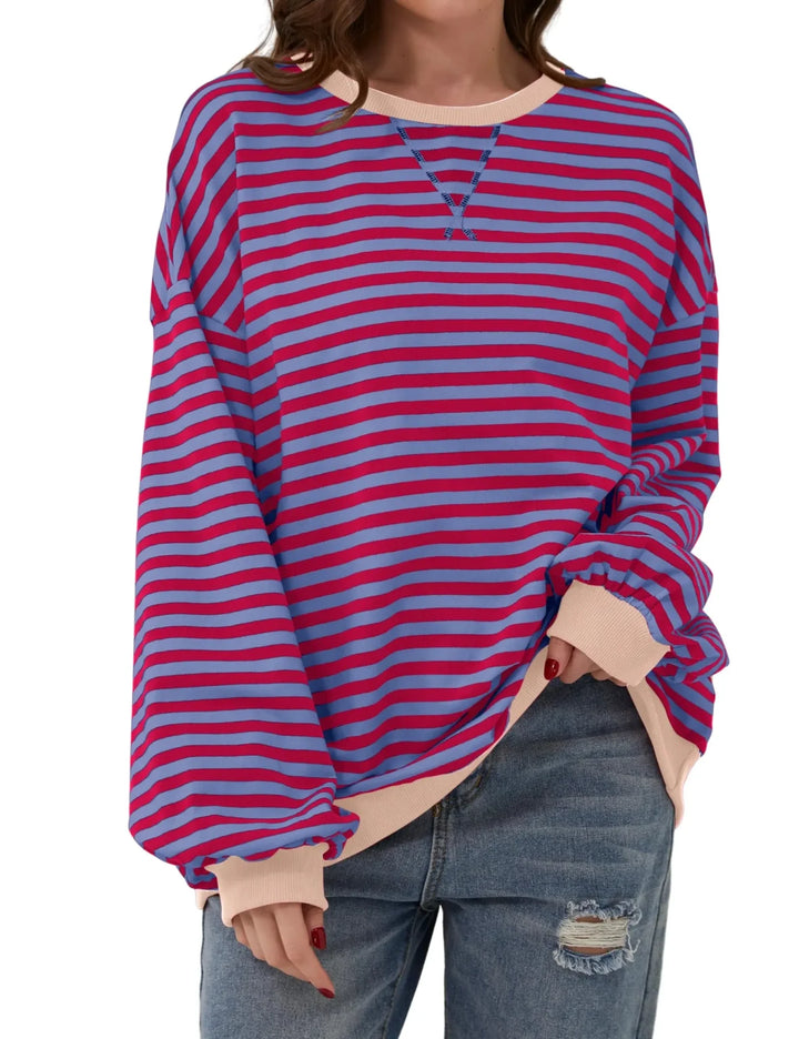 Willow - Oversized striped pullover