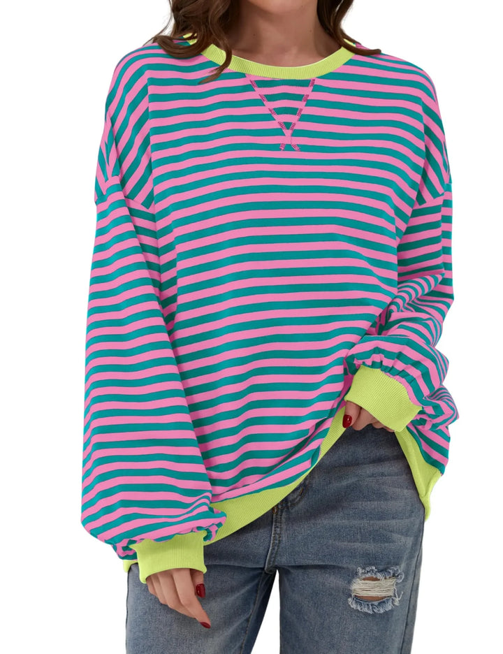 Willow - Oversized striped pullover