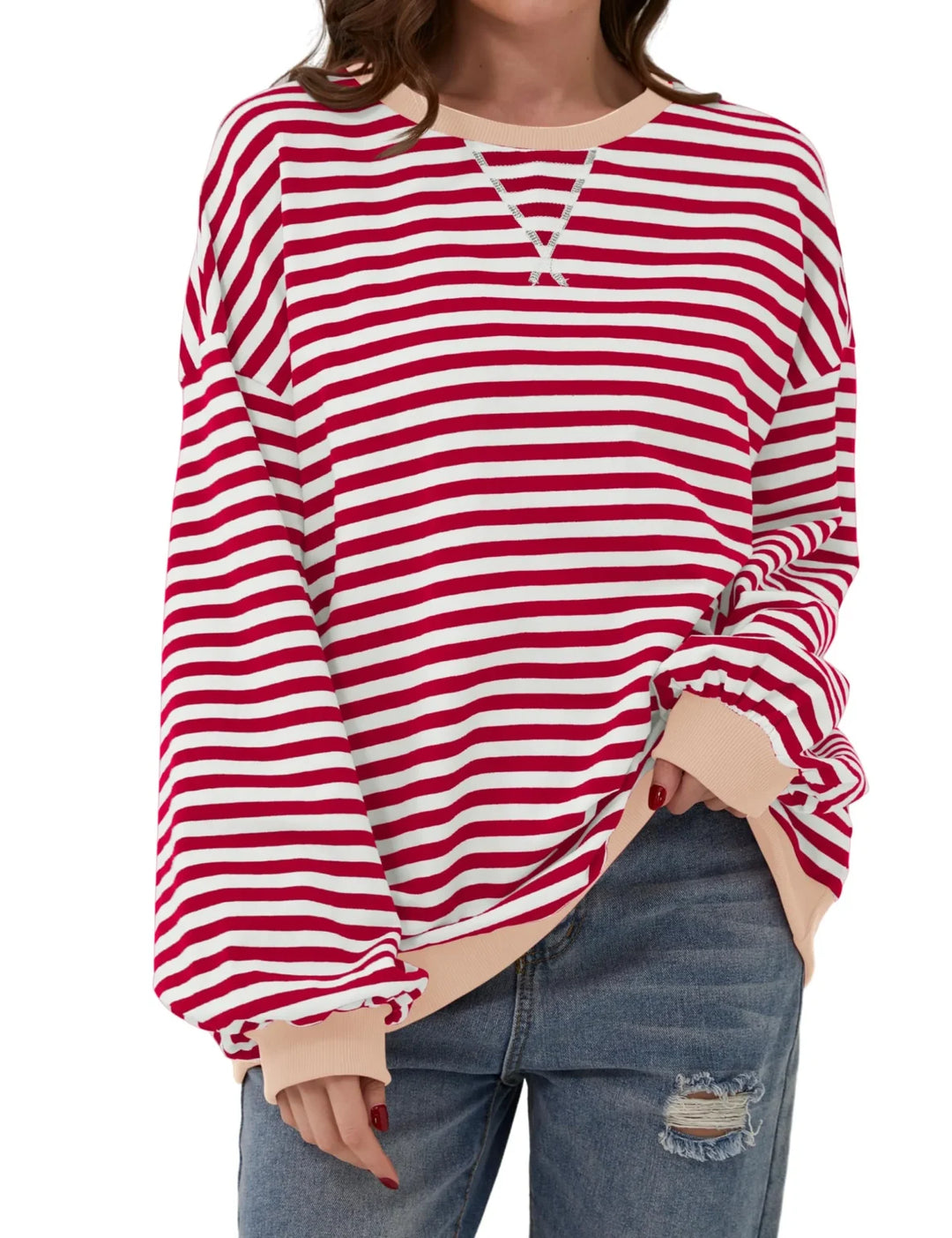 Willow - Oversized striped pullover